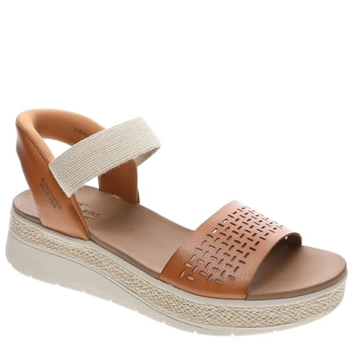 Offerta a tempo: Skechers Donna Bobs Sun Ray Step Aside Slip-In ALLENATRICE, Luggage Duraleather, 40 EU - 29% da 69.95 € a 49.99 €