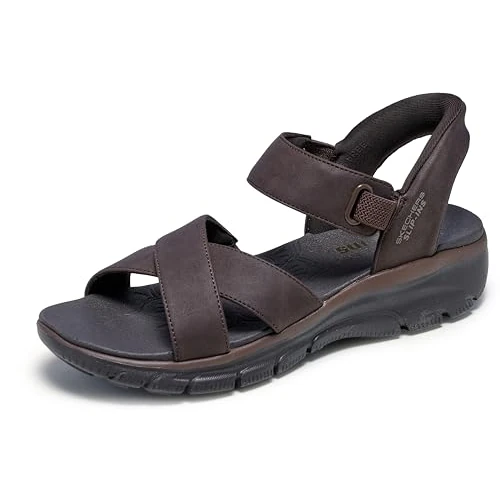 Offerta a tempo: Skechers Easy Going-Somewhere Sunny, Scarpe da Ginnastica Donna, Chocolate Duraleather/Gore, 37 EU - 0.00% da 74.95 € a 74.95 €