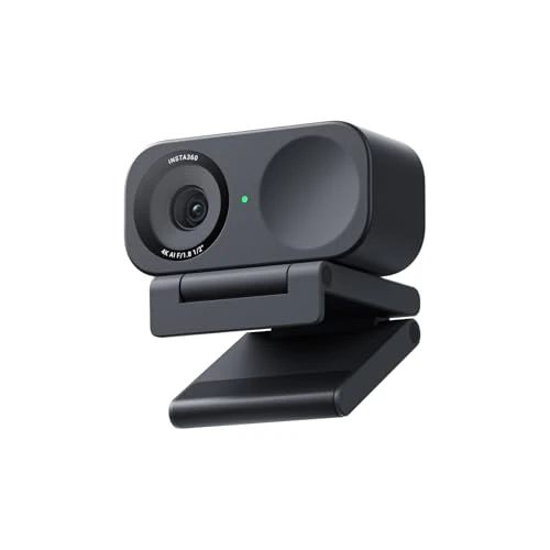 Offre limitée : Insta360 Link 2C Pack Standard Noir Graphite- Webcam 4K pour PC/Mac, capteur 1/2", Cadrage Auto, HDR, Micro à réduction de Bruit par l'IA, contrôle gestuel, pour Le Streaming de 170.31 EUR à 109.00 EUR (remise 36%)