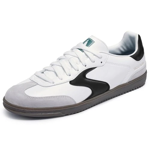 Offerta a tempo: Skechers Skechers Hotshot Pyke - Scarpe da Ginnastica da Uomo, White, - 13% da 59.95 € a 52.40 €