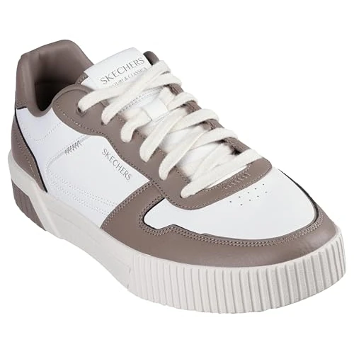 Offerta a tempo: Skechers Skechers Jade STRANE - Scarpe da Ginnastica da Uomo, White, - 27% da 74.95 € a 55.05 €