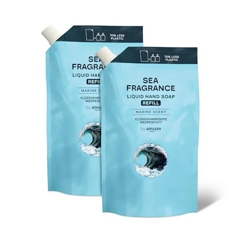 Offerta a tempo: by Amazon Ricarica di Sapone per le mani, Fragranza Marina, 2 x 1000ml - 0% da 6.80 € a 6.80 €