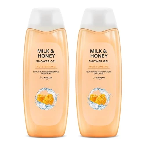 by Amazon Milk & Honey Shower Gel, 2 x 500ml