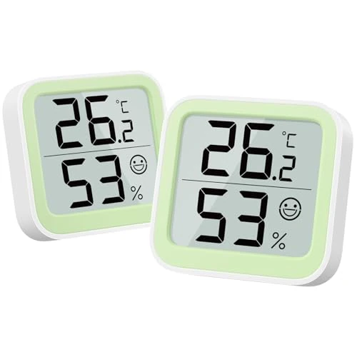 Oferta limitada: NOKLEAD Termómetro Medidor de Humedad Interior Mini Higrómetro Monitor Dispositivo de medición de Temperatura Ambiente con Icono de Cara Indicador de Comodidad Interruptor ℃/℉ de 11.99 EUR a 11.99 EUR (ahorro 0%)