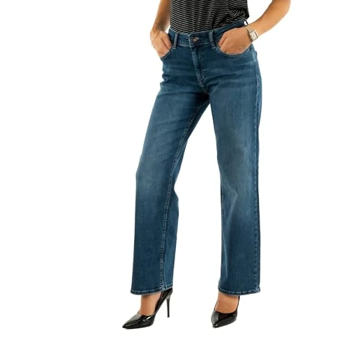 Limited offer: ONLY Women's Onlblush Mid Straight DNM Rea12187 Noos Jeans from 44.81 EUR to 25.99 EUR (save 42%)