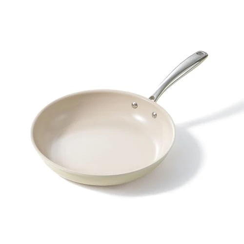 Redchef Induction Frying Pan, 20 cm, Non-Stick Coating, Ceramic Coating, Non-Stick Pans with Stainless Steel Handle, PTFE-Free, PFOA-Free, PFAS-Free, Oven Safe