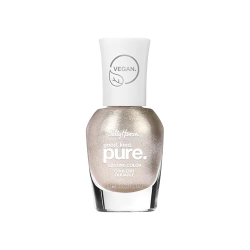 Offre limitée : Sally Hansen Good.Kind. Pure Vernis à ongles, formule végétalienne, haute brillance, séchage rapide, 111 Gilded Serenade de 9.90 € à 8.38 € (15% de remise)