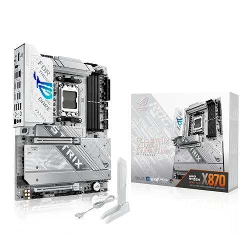 Oferta limitada: ASUS ROG Strix X870-A Gaming WiFi AMD AM5 X870 ATX Placa Base 16+2+2 etapas de Potencia, conmutador dinámico OC, Core Flex, DDR5 AEMP, WiFi 7, 4X M.2, PCIe® 5.0, Q-Release Slim, USB4®, AI OCing y de 325.62 € a 325.62 € (ahorro 0.00%)