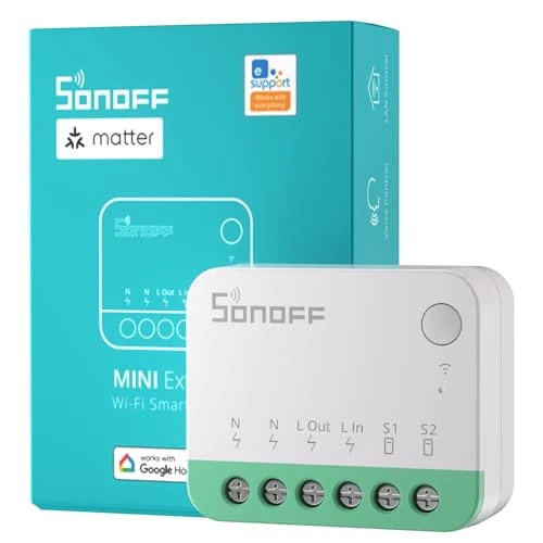 Limited-time offer: SONOFF Matter Smart Switch，Wifi Mini DIY Module，works with Alexa/Google Home，Neutral Required from 13.27 £ to 13.27 £ (save 0.00%)