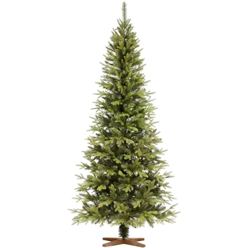 Oferta limitada: FAIRYTREES Árbol de Navidad, Nordmann Premium 220 cm, Elementos Naturales Moldeados por inyección, Hecho en la UE, Árbol de Navidad con Soporte de Madera de Fresno Hecho a Mano de 299.90 EUR a 209.90 EUR (ahorro 30%)