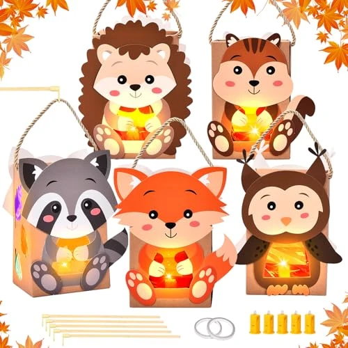 Oferta ograniczona: Herefun Papierowe lampiony do tworzenia dla dzieci, jesienny zestaw do tworzenia z 17.59 EUR na 17.59 EUR (znizka 0%)