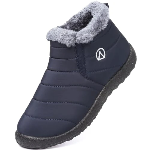 Oferta limitada: LAZAZAFI Botas de Nieve para Niñas y Niños Invierno Calentar Forrada Impermeables Exterior Antideslizante Planas Casual Caminar Azul 36 EU de 19.99 € a 9.99 € (ahorro 50%)