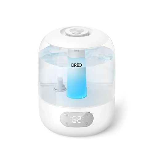 Oferta limitada: DREO 3L Humidificador Bebés Silencioso 26dB para Dormitorio, Niebla Fría Ultrasónica, Boquilla 360°, 30h Autonomía, Luz Ambiental, Difusor Aceites Esenciales, para Hogar, Blanco de 49.99 EUR a 49.99 EUR (ahorro 0%)