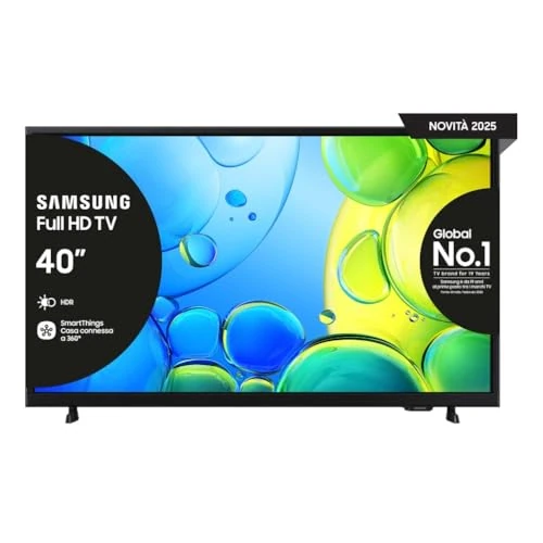 Limited offer: Samsung Smart TV 40'' UE40F6000FUXZT FHD, Hyper Real Processor, HDR & Pur Color, Smart Experience, OTS Lite & Adaptive Sound, SlimLook Design, 2025 [Energy Efficiency Class F] from 431.02 EUR to 431.02 EUR (save 0%)