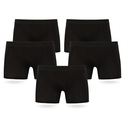 Offre limitée : FM London Boxers Lot de 5 pour Homme avec Technologie de Protection Contre Les odeurs HyFresh de 19.79 EUR à 19.79 EUR (remise 0%)