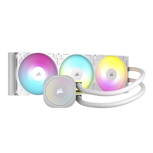 Zeitlich begrenztes Angebot: Corsair Nautilus 360 RS ARGB CPU-Flüssigkeitskühler – 360mm AIO – Geräuscharm – Direkter Mainboard-Anschluss – Intel LGA 1851/1700, AMD AM5/AM4 – 3X RS120 ARGB-Ventilatoren Inbegriffen – Weiß von 111.90 € auf 111.90 € (0.00% R