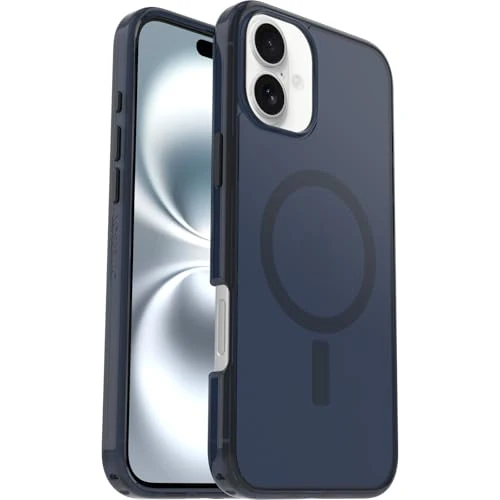 Limited-time offer: OtterBox Symmetry Series Clear MagSafe Case for iPhone 16 Plus, Shockproof, Drop proof, Protective Thin Case, 3x Tested to Military Standard, Clear/Blue from 34.99 GBP to 11.59 GBP (save 67%)