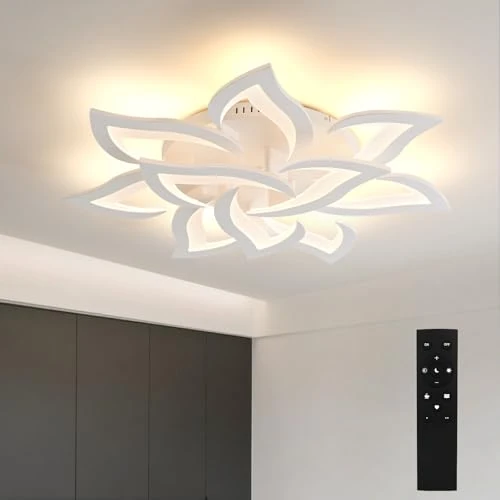 Offre limitee: Sky angle Plafonnier LED à Intensité Variable, Lampe de Salon Avec Télécommande, Chambre à Coucher Lustres Moderne Luminaire Plafonnier Lampe, Dimming de 119.99 EUR a 119.99 EUR (economie 0%)