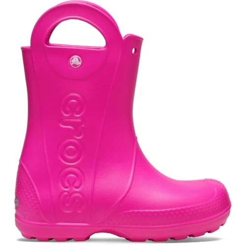 Offerta a tempo: Crocs Handle It Rain Stivale, Rosa Intenso, Bimbi Piccoli, EU 25-26 | Stivale foderato e caldo; struttura Croslite idrorepellente; calzata sicura; comfort ammortizzato; stile Crocs - 40% da 39.99 € a 23.99 €