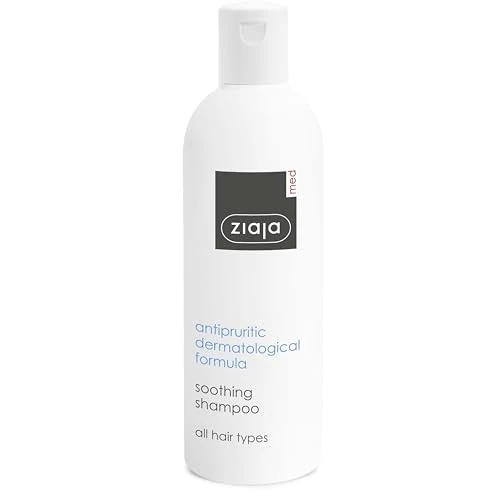 Offerta a tempo: Ziaja ZIAJA MED, shampoo anti-pruritico dermatologico lenitivo formula naturale con aloe, per tutti i tipi di capelli, 300 ml - 51% da 6.68 € a 3.30 €