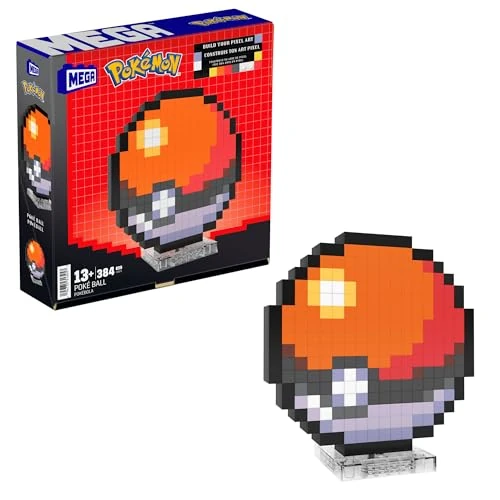 Offerta a tempo: Mega Pokémon - Poké Ball Pixel Art, Set da Costruire con 381 Pezzi e Stile retrò pixelato — 27% da 24,99 € a 18,30 €