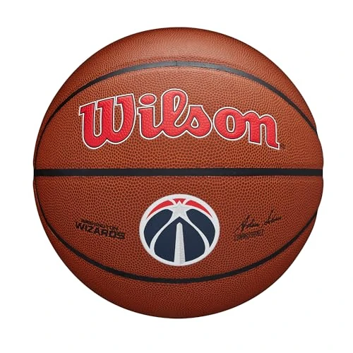 WILSON NBA Team Alliance Basketbal - Washington Wizards, Maat 7-29.5"