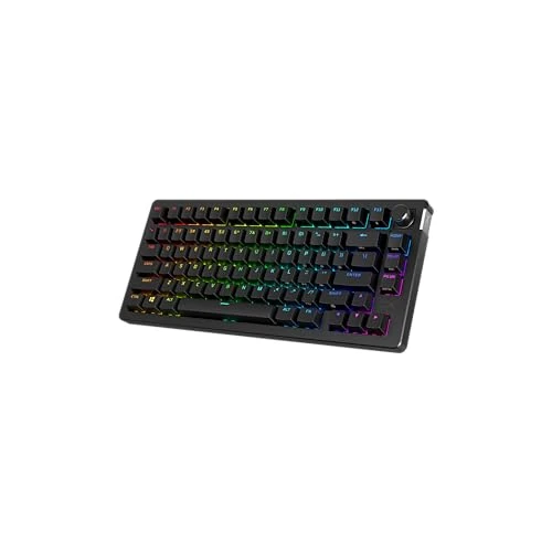 Offre limitée : HyperX Alloy Rise 75 Wireless – Clavier de Jeu mécanique 75% remplaçable à Chaud, PC, rétroéclairage jusqu'à 80 Heures, Double sans Fil 2,4 GHz et Bluetooth de 152.45 € à 152.45 € (0.00% de remise)