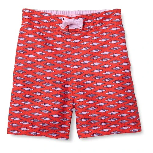 Zeitlich begrenztes Angebot: Amazon Essentials Jungen Schnelltrocknende Badeshorts Badehose, Lila Rot Crocodiles, 6-7 Jahre von 15.80 € auf 15.80 € (0.00% Rabatt)