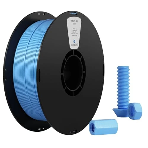 Offre limitee: kexcelled ABS Filament pour Imprimante 3D 1,75 mm +/- 0,03 mm, Résistant à Haute Température et Durable, Convient à la Plupart des Imprimantes FDM, Bobine de 1 kg (2,2 lbs), Azur de 17.99 EUR a 17.99 EUR (economie 0%)