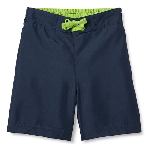 Offerta a tempo: Amazon Essentials Shorts da Bagno ad Asciugatura Rapida, Pantaloncini da Bagno Bambini e Ragazzi, Blu Marino, 6-7 Anni - 0.00% da 11.50 € a 11.50 €