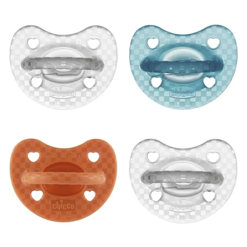 Offre limitée : Chicco Physioforma Luxe Gummy, sucette en silicone 16-36 mois, gomme douce, favorise la respiration physiologique, encourage le développement de la bouche, 4 pièces, prix abordable de 19.76 € à 17.90 € (9% de remise)