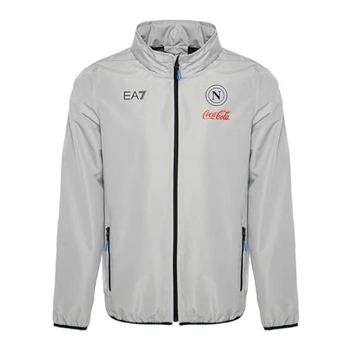 SSC NAPOLI Staff Ea7 Winddichte jas, uniseks, voor volwassenen (1 stuk)