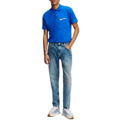 Limited-time offer: KARL LAGERFELD JEANS Men Tapered Denim Washed Blue 36W / 32L from 22.10 £ to 22.10 £ (save 0.00%)