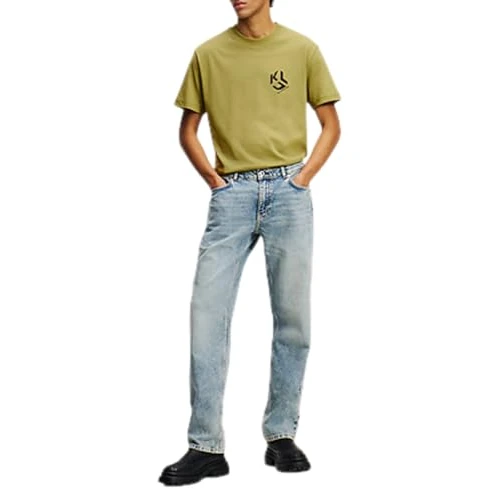 Oferta limitowana: Jeansy Karl Lagerfeld, Męskie, Proste Denim, Prosta Nogawka, Niebieski, 3032 z 394.14 zł na 394.14 zł (oszczędź 0.00%)
