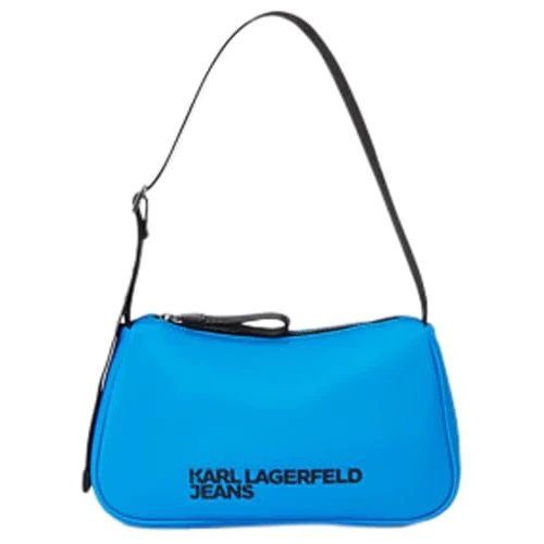 Karl Lagerfeld Jeans, Damen, Essential Nylon Shoulder Bag, Blau, One size