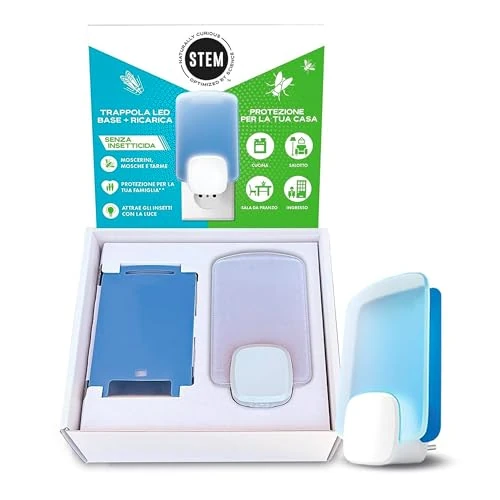 Offerta a tempo: STEM - Trappola LED Antimosche, Antimoscerini e Antitarme — 40% da 14,99 € a 8,99 €