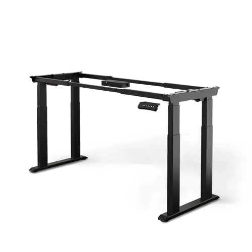 Offerta a tempo: Titan - Telaio Scrivania Elettrica Regolabile in Altezza con 2 Motori, 3 Memorie, Protezione Anti-Collisione, USB, Ergonomica, Portata 200 kg, per Ufficio e Home Office, Larghezza 122-200 cm - 0.00% da 499.00 € a 499.00 €
