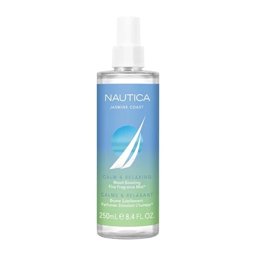 Offerta a tempo: Nautica for Her Jasmine Coast Body Mist,Profumo Mood-Boosting, Calmo & Rilassante, Fragranza Floreale-Fruttata, Formula Vegana, a Lunga Durata 8.4 Fl Oz - 0.00% da 7.40 € a 7.40 €