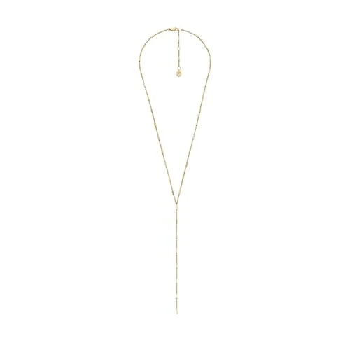 Oferta limitada: Fossil JF04808710 - Cadena de acero inoxidable para Mujer, color dorado, Talla única, Acero inoxidable, No es una piedra preciosa, Oro Mantequilla de 79.00 EUR a 39.50 EUR (ahorro 50%)