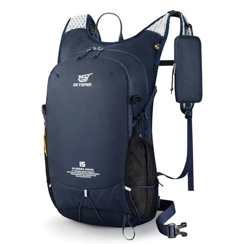 Offerta a tempo: SKYSPER Zaino da Hiking 15L, Zaino Sportivo con Tasca per Cellulare Rimovibile Zaino Montagna per Viaggio Escursionismo Trekking Uomo e Donna - 43% da 17.57 € a 9.99 €