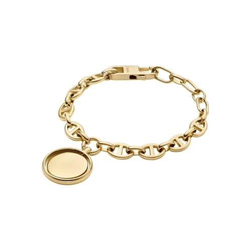 Offre limitée : Fossil Bracelet en acier inoxydable avec fermoir mousqueton pour femmes de 50.70 EUR à 50.70 EUR (remise 0%)
