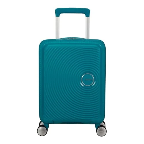 American Tourister Soundbox Mini - Spinner XS, Luggage para niños, 47 cm, 22 L, Azul (Profundo Verde Azulado)