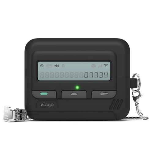 Begrenztes Angebot: elago Pager Hülle Kompatibel mit Samsung Galaxy Buds 3, 3 Pro und Galaxy Buds 3 FE Hülle, Stoßfest, Vollständiger Schutz (Schwarz) von 14.10 EUR auf 14.10 EUR (Rabatt 0%)