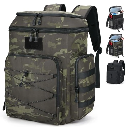 Oferta limitada: HSHRISH Mochila Térmica Doble 30L para Hombre Camping Viajes Pesca de 35.99 € a 33.99 € (ahorro 6%)