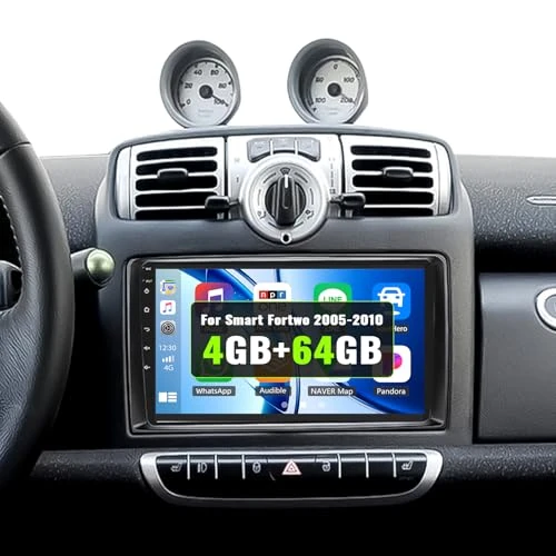 Tijdelijke aanbieding: SIXWIN Android 13 Autoradio (4+64GB) voor Smart Fortwo 2005-2010 | 9" capacitief touchscreen | CarPlay/Android Auto/MirrorLink | WiFi/GPS/FM/Bluetooth/SWC van 184.45 € naar 184.45 € (0.00% korting)