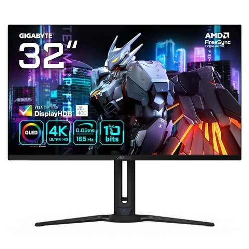 Offerta a tempo: Gigabyte AORUS FO32U 31,5” Monitor da gioco UHD - 3840 x 2160 (UHD), 165Hz, 0,03ms, 250 cd/m², FreeSync Premium Pro, DisplayHDR True Black 400, HDMI 2.1, DisplayPort 1.4 - 0.00% da 536.43 € a 536.43 €