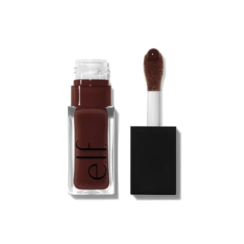Offerta a tempo: e.l.f. Glow Reviver Lip Oil, olio labbra nutriente colorato per un finish super lucido, infuso con olio di jojoba, prodotto vegano e non testato sugli animali, Hot as Fudge - 9% da 9.00 € a 8.17 €