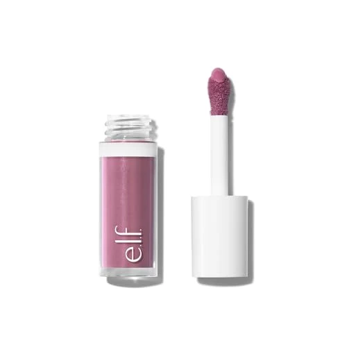 e.l.f. Camo Liquid Blush, blush liquido a lunga tenuta altamente pigmentato, crea un finish delicato effetto umido, prodotto vegano e non testato sugli animali, Bold-Faced Lilac