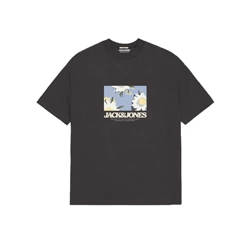Offre limitée : JACK & JONES Jortavira AOP T-Shirt SS Crew Neck FST, Noir, XS de 12.68 € à 10.85 € (14% de remise)