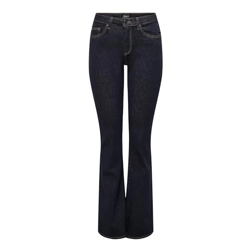 Oferta limitowana: ONLY Dżinsy Female Flared Fit ONLBLUSH rozkloszowane dżinsy, niebieski (Dark Blue Denim), M / 30L z 172.49 zł na 172.49 zł (oszczędź 0.00%)